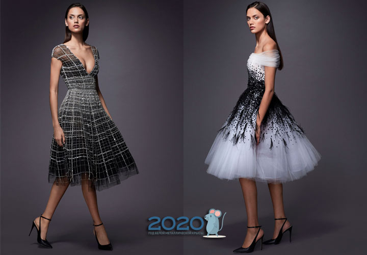 Модные коктейльные платья зимы 2019-2020
