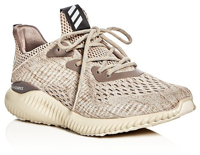 Золотые кроссовки Adidas Alphabounce Engineered Mesh Lace-Up Sneaker