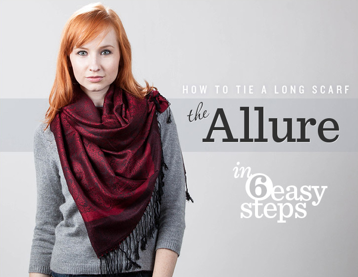 The allure scarf tie technique