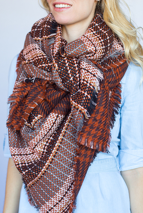 The knot scarf style