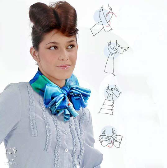 Ах, этот шёлковый платок: 50 способов ношения прекрасного аксессуара, фото № 35
