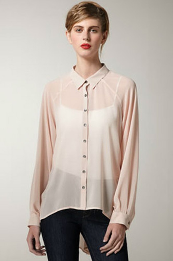 Прозрачная блузка: как носить, не теряя приличия, фото № 10