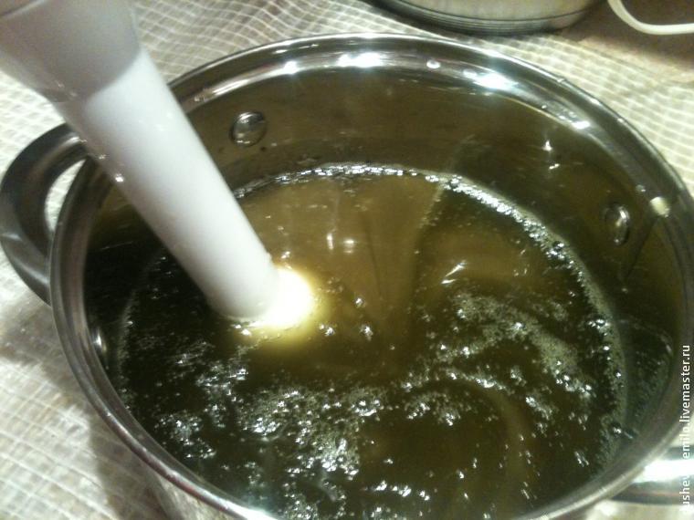 Как приготовить мягкое мыло-бельди с использованием гидроксида калия КОН, фото № 12