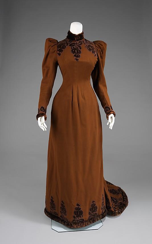 Зимние платья XIX века, фото № 33