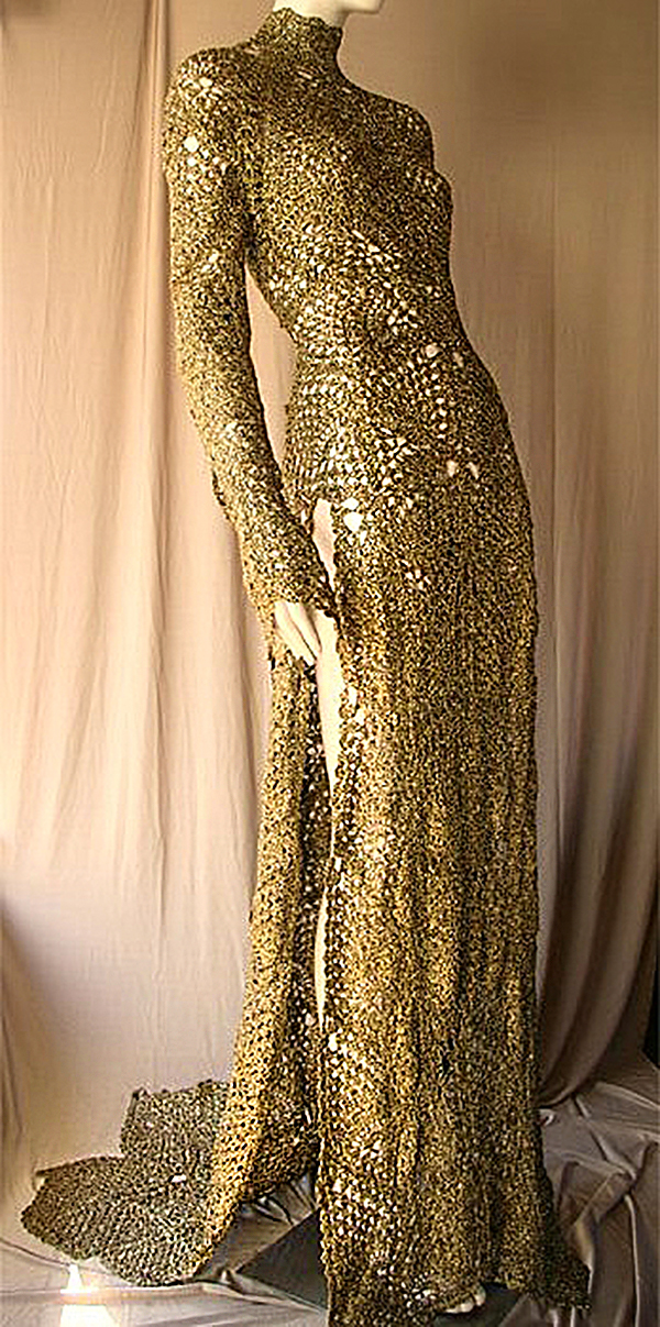 Тёплые фантазии вязаной моды: 55 экстравагантных и эффектных нарядов, фото № 5