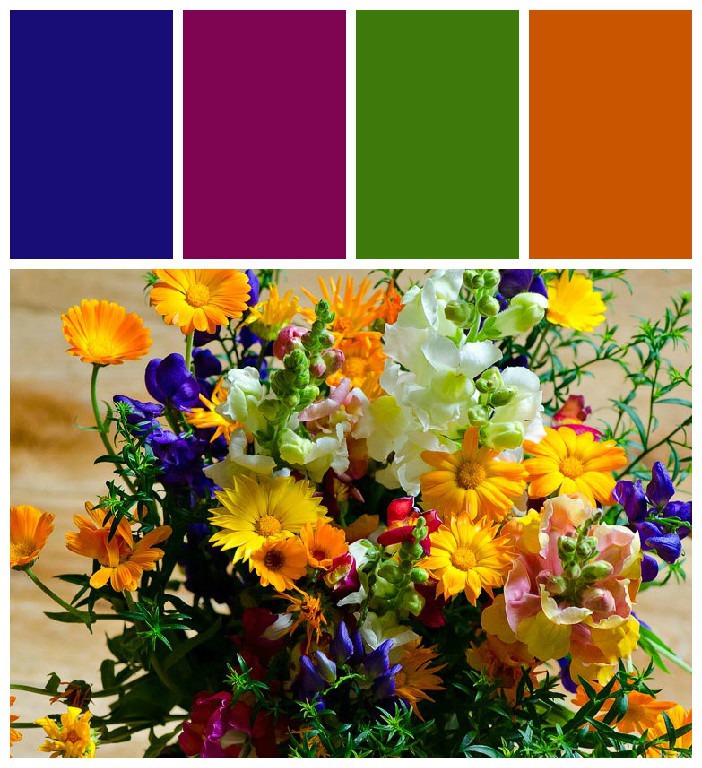 Создаем гармоничные флористические композиции: 18 вариантов цветовых сочетаний, фото № 2