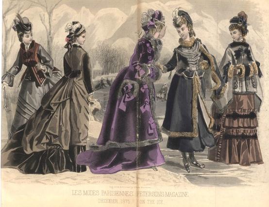 Зимние платья XIX века, фото № 16