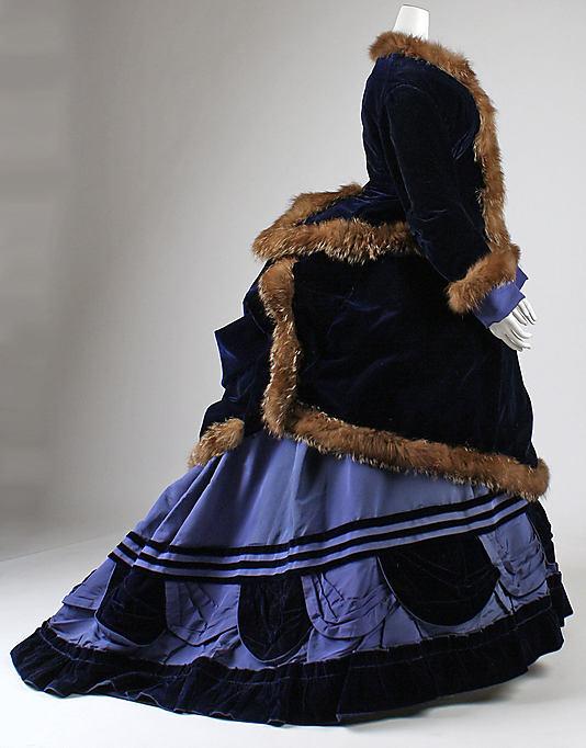 Зимние платья XIX века, фото № 13