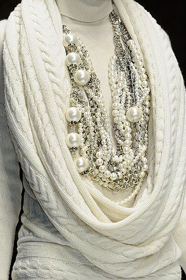 Тёплые фантазии вязаной моды: 55 экстравагантных и эффектных нарядов, фото № 40