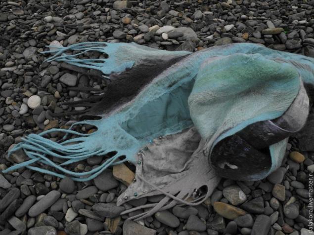 Весенние шарфики, или как сделать длинный шарф из короткого куска шелка, фото № 27