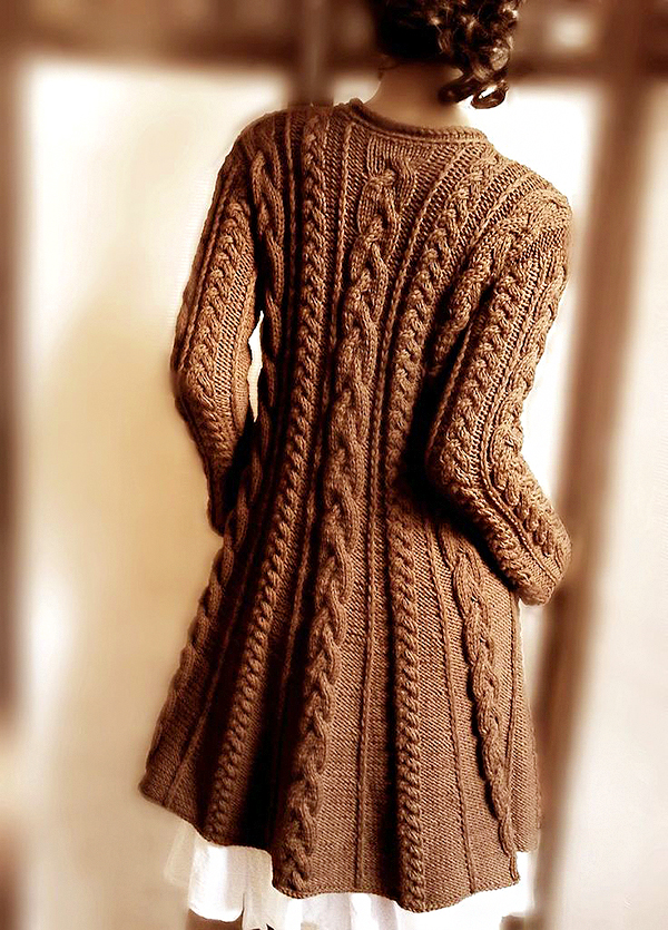 Тёплые фантазии вязаной моды: 55 экстравагантных и эффектных нарядов, фото № 33