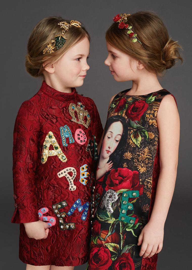 Мода для самых маленьких от Dolche&Gabbana: 50 прелестных нарядов из коллекции зима 2016, фото № 35