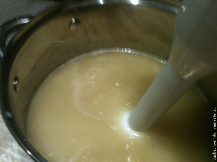 Как приготовить мягкое мыло-бельди с использованием гидроксида калия КОН, фото № 11
