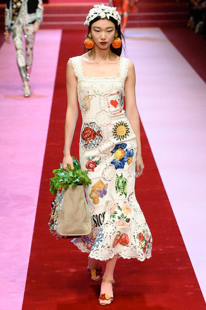 Фееричная коллекция Dolce&Gabbana весна-лето 2018, фото № 12