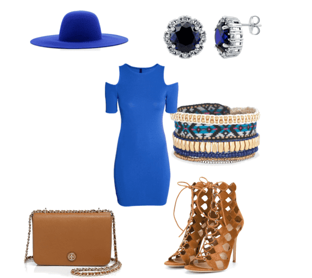 С чем носить и сочетать синее короткое платье: 20 модных образов, фото № 11