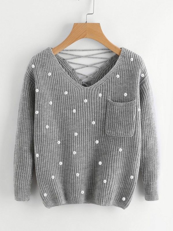 Вязаный свитер 2019, фото № 3