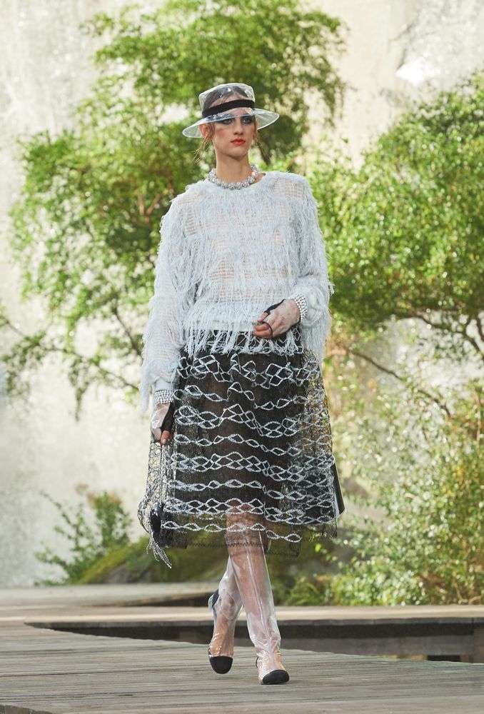«Прозрачная» мода от Chanel. Весна-лето 2018. Часть 1, фото № 30