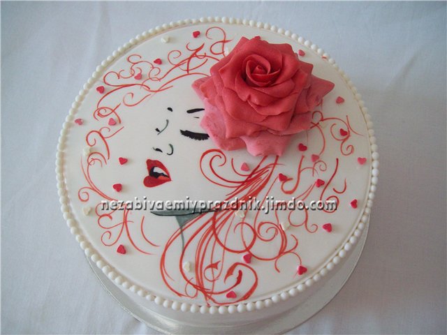 Вкусный торт для девушки на 20 лет   фото (7)