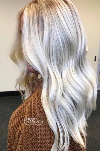 Icy Blonde Hair Color #blondehair