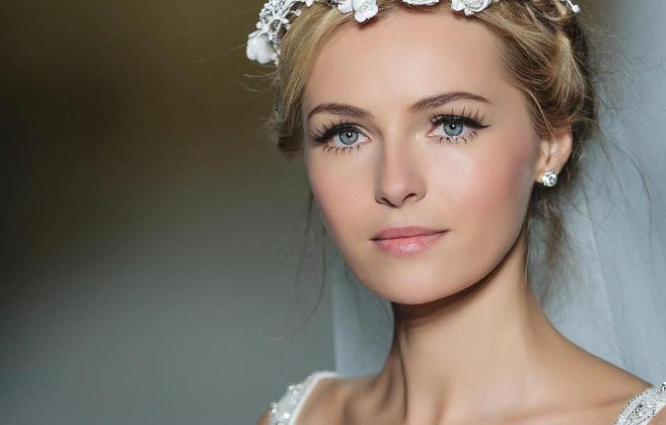 Естественный макияж глаз для невесты