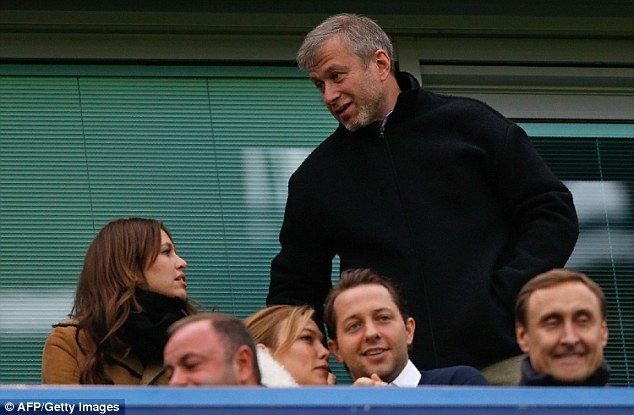 Sports outing: Zhukova and Abramovich at a