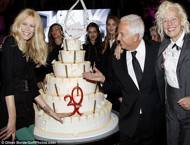 Bon anniversaire: The guests partied at the George V Hotel in Paris, France