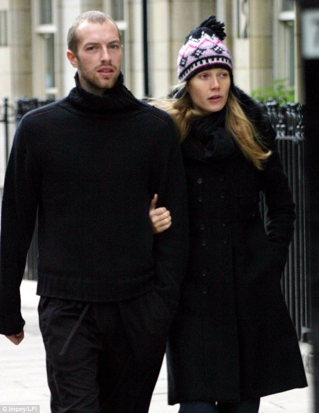 Falling into line: Gwyneth and her husband Chris Martin impose a strict eating regime in their house