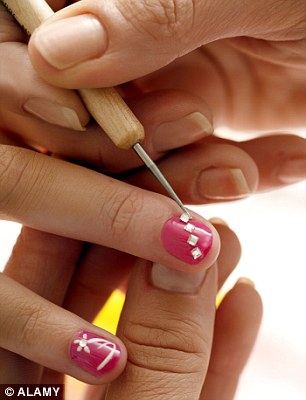 A woman diagnosed with an advanced HIV infection may have caught it by sharing manicure equipment with a cousin who didn