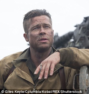 Uncanny! In his latest film 12 Strong, Chris bears a striking resemblance to Brad in his film, Fury