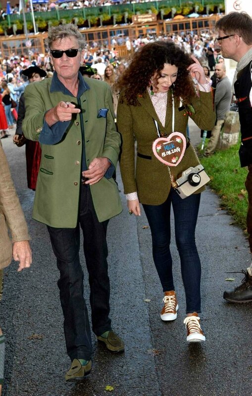 MUNICH, GERMANY - SEPTEMBER 20: Ernst August von Hannover and Simona during the Oktoberfest Opening in Kaeferzelt at Theresienwiese on September 20, 2014 in Munich, Germany.  (Photo by Gisela Schober/Getty Images)