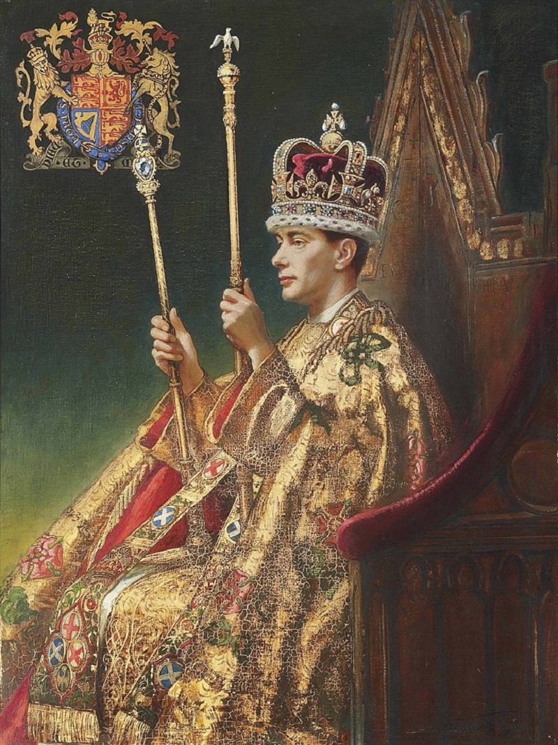 King George VI,by Francis Owen Salisbury  Коронация-12 мая 1937