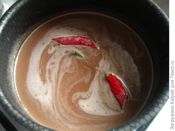 горячий шоколад с чили перцем