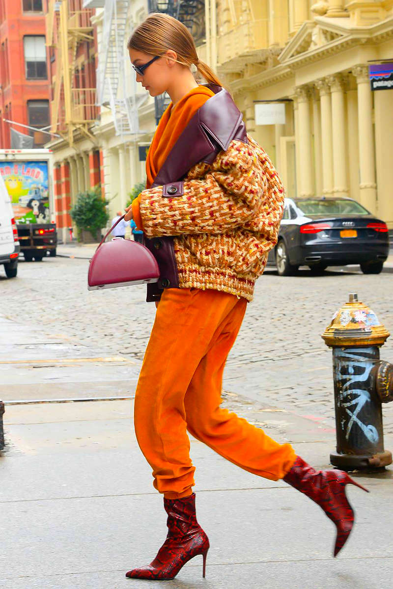 Модные цвета Orange Tiger