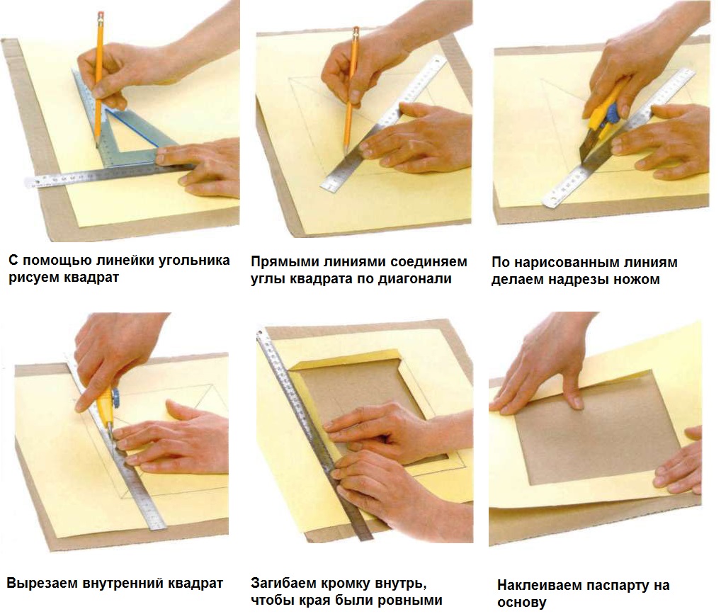 Рамка из картона своими руками