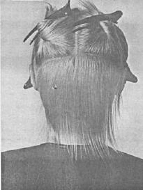 Схема женской стрижки на короткие волосы. Схема короткой молодежной женской стрижки с рваной окантовкой