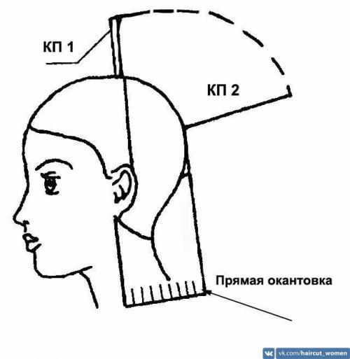 ПРОГРЕССИВНАЯ форма стрижки схема.