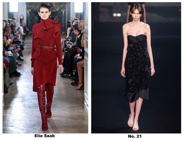 Платья с показов моды 2019–2020, Elie Saab и No.21