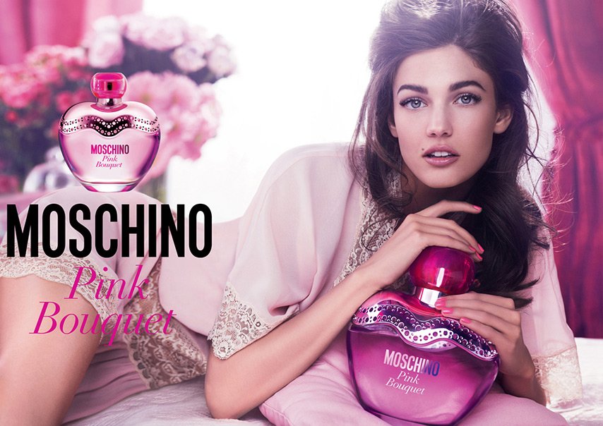 Реклама парфюмерии бренда Москино