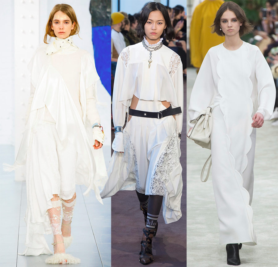 Модные белые платья 2018-2019