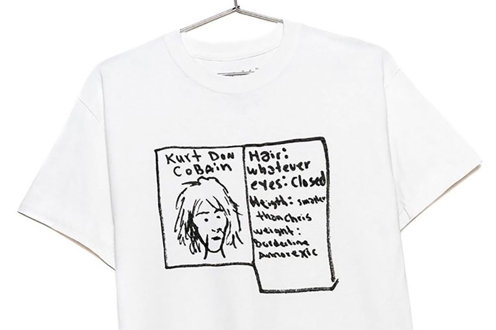 Наследники Курта Кобейна выпустили коллекцию одежды с рисунками музыканта — она называется «Здесь был Курт»
