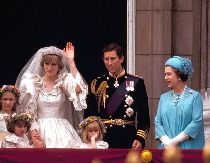 Свадьба принцессы Дианы и принца Чарльза. Фото