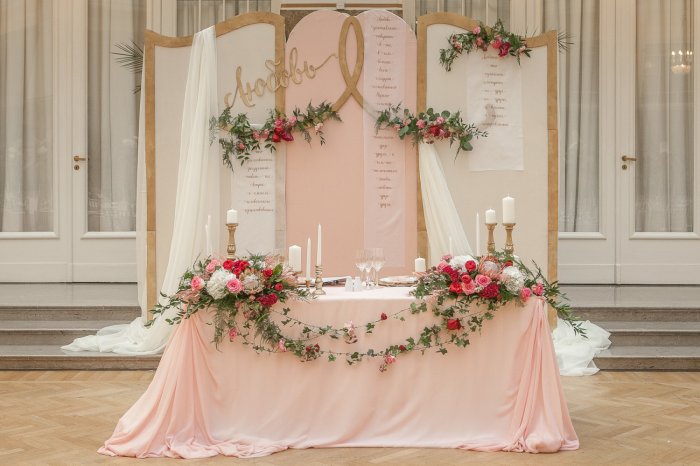 «Припудренный» розовый  - цвет для свадьбы 2018