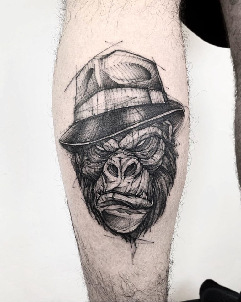 эскизы татуировок для мужчин на икру