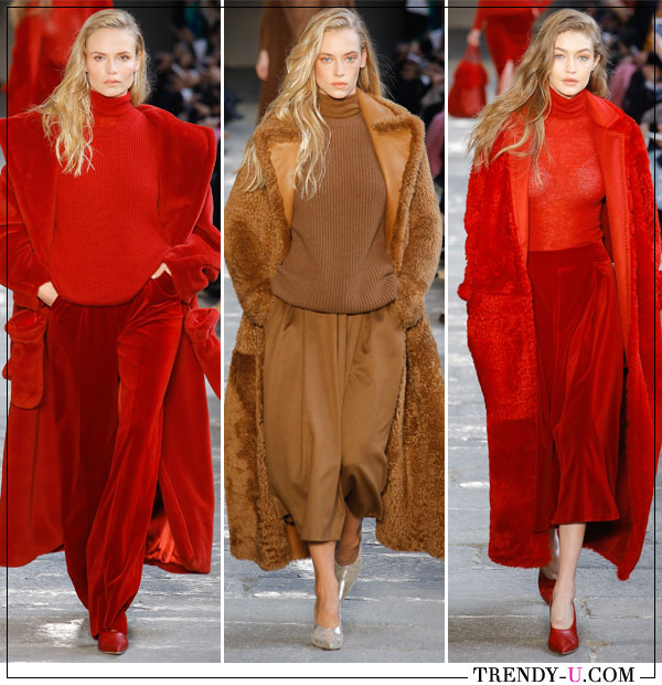 Модные шубы из искусственного меха Max Mara осень-зима 2019-2020