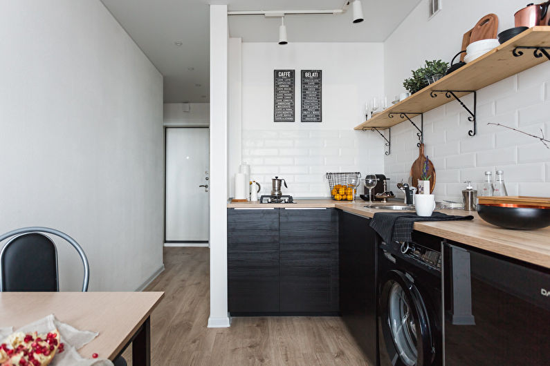 Маленькая кухня в скандинавском стиле - дизайн интерьера