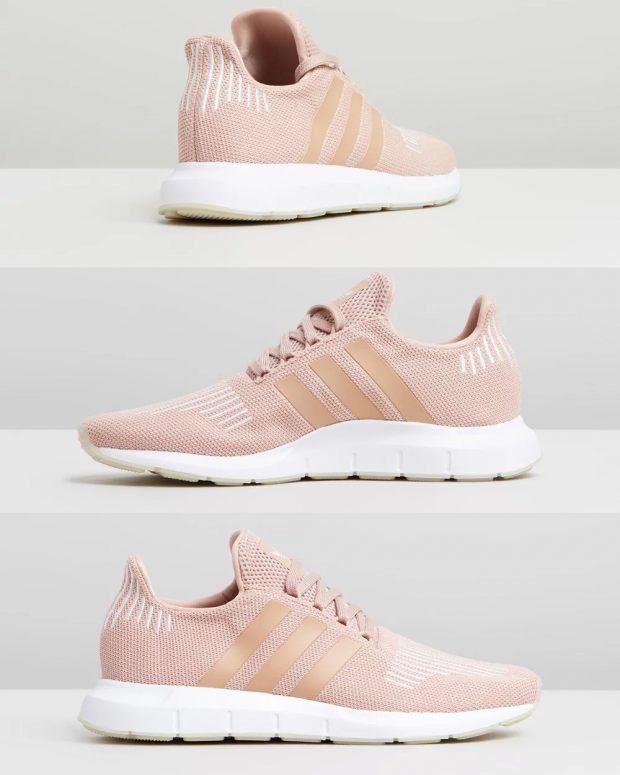 женские кроссовки 2019: розовые adidas originals swirft run