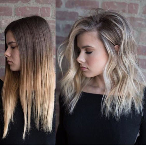 Модные виды окрашивания волос 2020: фото до и после