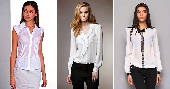 Белая блузка – модное решение на все случаи жизни