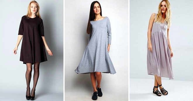 Свободные платья – какие бывают и с чем их носить?
