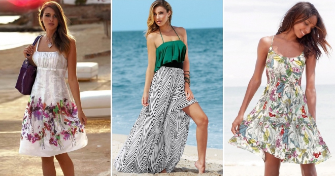 Красивые летние сарафаны – модные длинные, короткие и миди модели